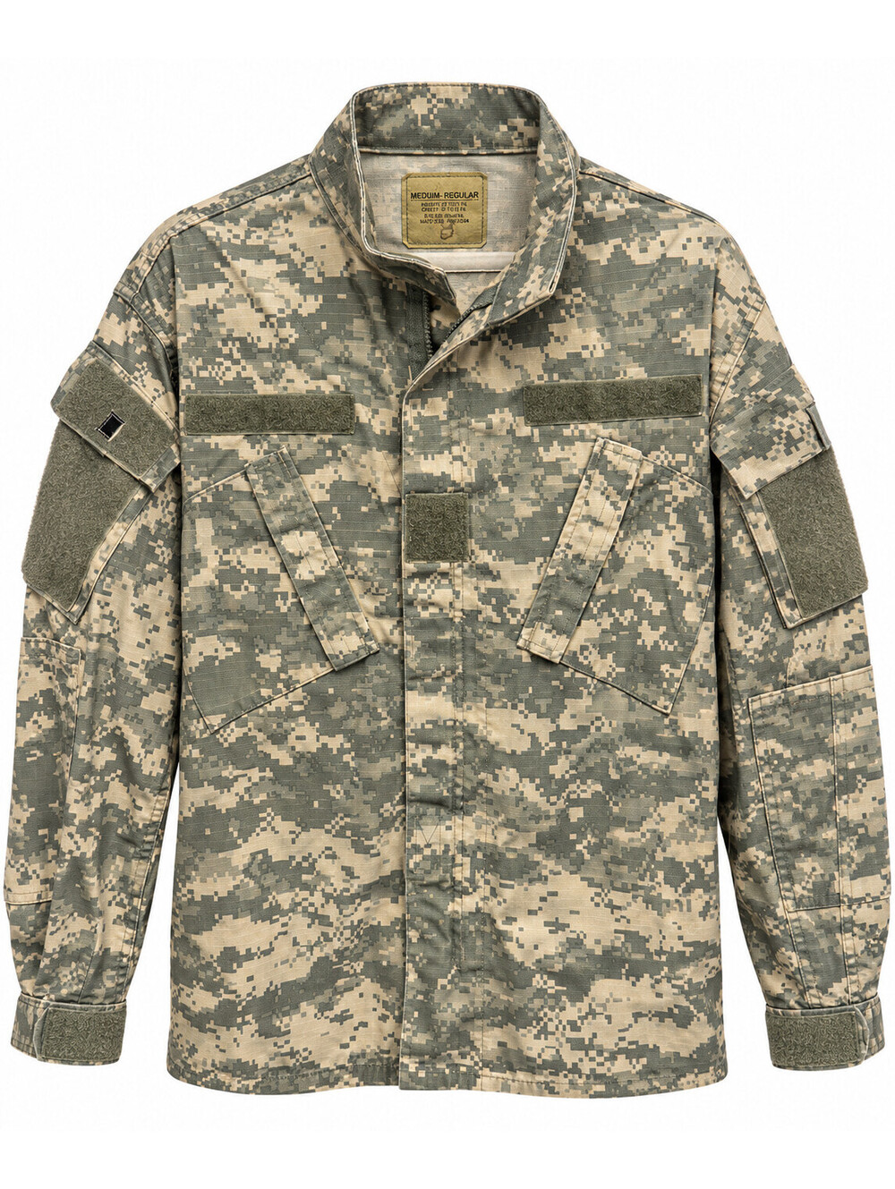US Army ACU UCP Digital Camo Combat Uniform Coat Jacket Medium Regular Military